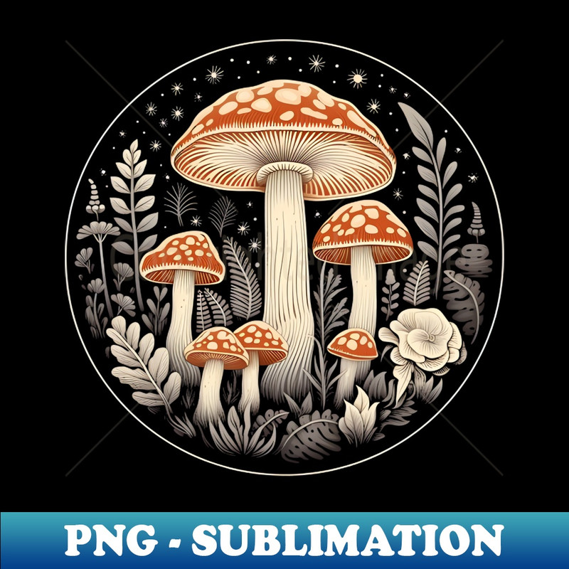 YE-20231101-20305_Red Mushrooms Goblincore Botanical 8837.jpg