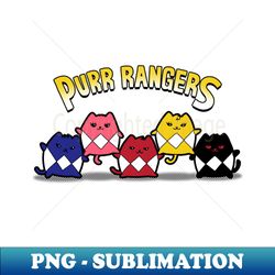 cute kawaii power rangers inspired cats - professional sublimation digital download - transform your sublimation creations