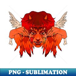 demon face - digital sublimation download file - bold & eye-catching