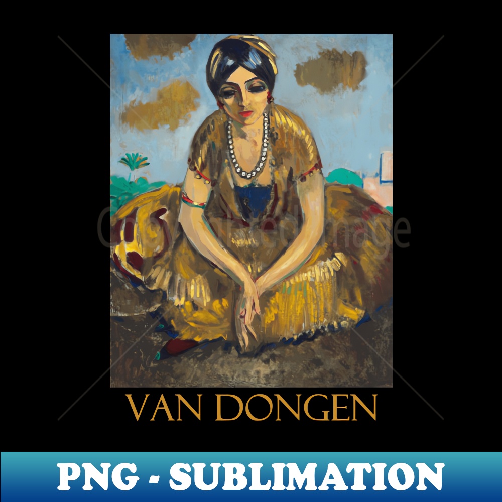 YV-20231101-7031_Egyptian in Pearl Necklace 1913 by Kees van Dongen 5141.jpg