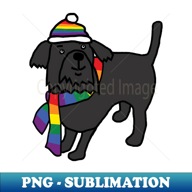 ZE-20231101-5308_Cute Dog and Rainbow Pride Flag Hat and Scarf 1777.jpg