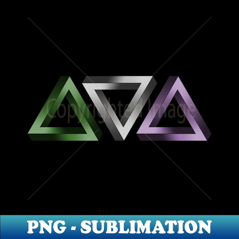 ZT-20231101-9351_Genderqueer Pride Flag Colored Twisted Triangles Optical Illusions 6313.jpg