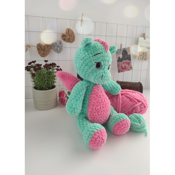 Knitted-toy-Dragon-5