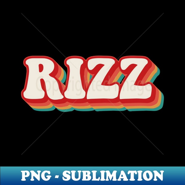 Rizz - PNG Transparent Digital Download File for Sublimation | Inspire ...
