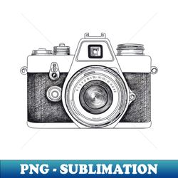 Vintage Photographic Camera - Premium PNG Sublimation File - Bring Your Designs to Life