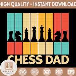 chess dad svg, dad svg, father svg, father's day svg, dad gift svg, dad dxf, dad png, dad clipart, dad files, dad eps