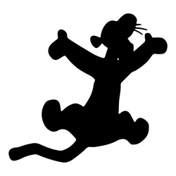 tiger silhouette svg, frames winnie the pooh svg, winnie the pooh svg, pooh cartoon svg, digital download