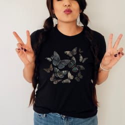 boho butterflies tshirt png vintage butterfly shirt png butterflies tshirt png goblincore tshirt png nature shirt png co