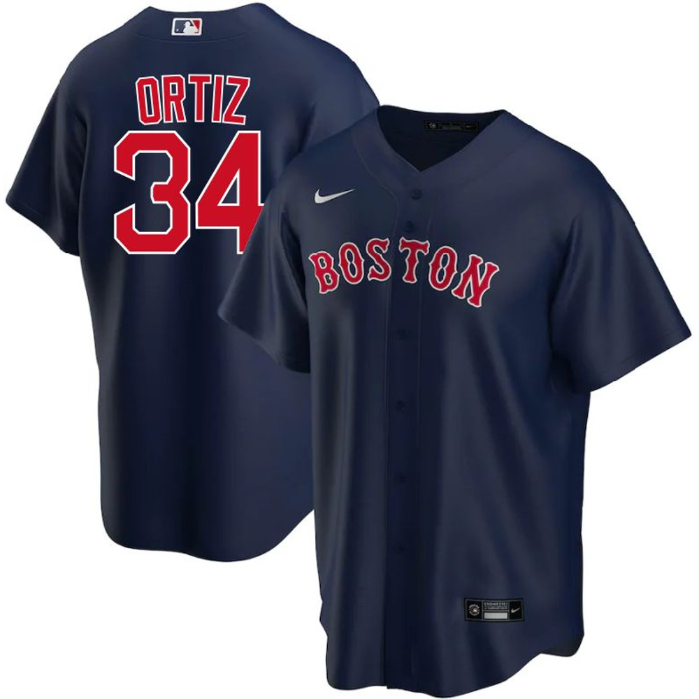 Boston Red Sox David Ortiz Navy Jersey.jpg