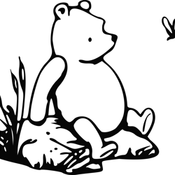 classic pooh bee svg, winnie the pooh svg, winnie the pooh png, pooh svg, winnie the pooh clipart, instant download