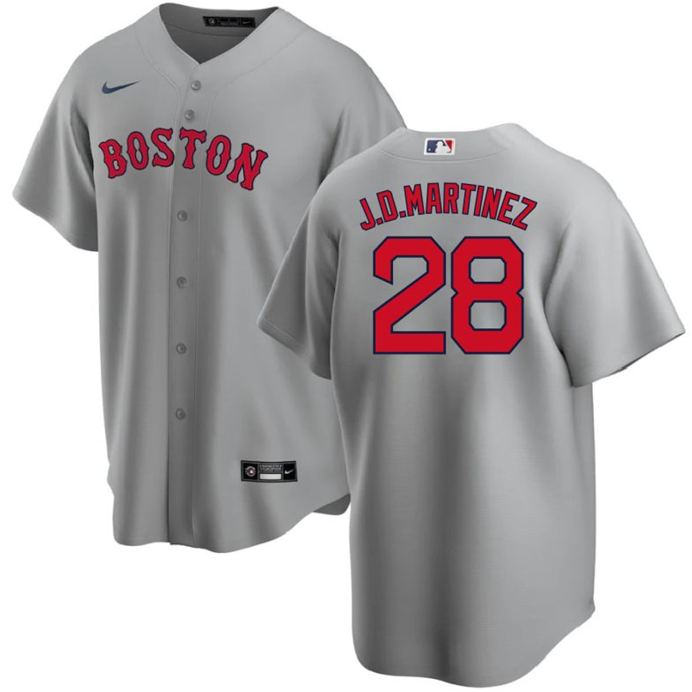 Boston Red Sox J.D. Martinez Gray Jersey.jpg