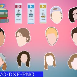 gilmore girls movie svg, bundles gilmore girls svg, png,dxf, pdf, jpg...