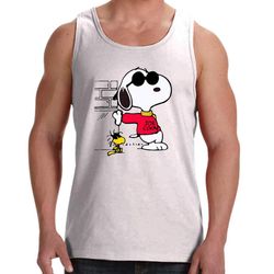 joe cool snoopy men tank top