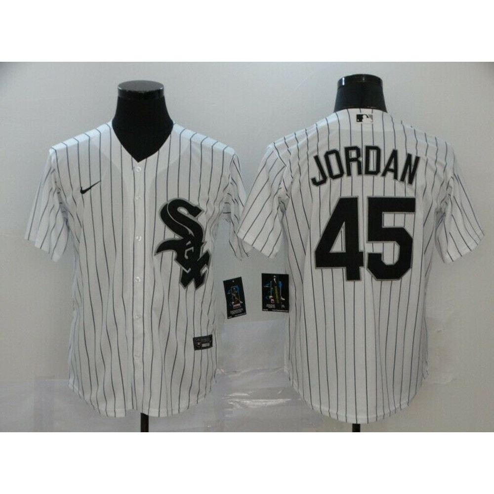 Chicago White Sox Michael Jordan White Jersey.jpg