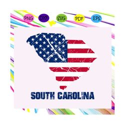 south carolina america flag, independence day svg, happy 4th of july svg,patriotic svg, independence day gift, for silho