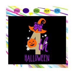 4th halloween, halloween svg, halloween gift, halloween shirt, happy halloween day, pumpkin svg,4th halloween svg, my fo