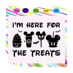 i'm here for the treats,halloween svg, halloween gift, halloween shirt, happy halloween day, halloween svg file, hallowe