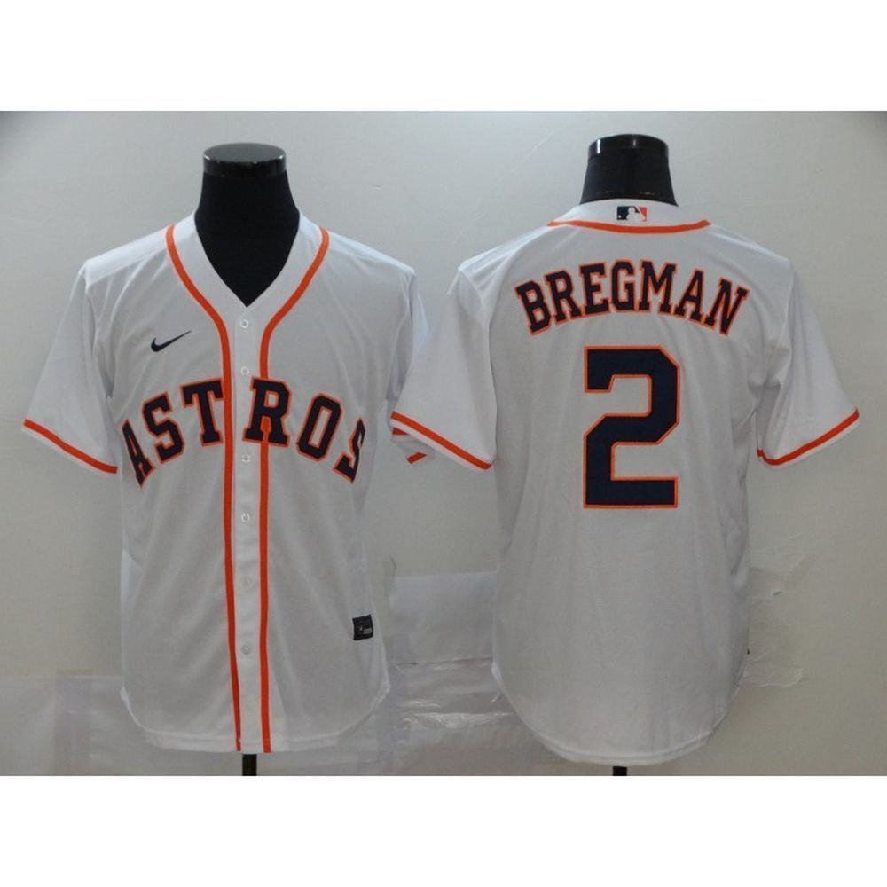 Houston Astros Alex Bregman White Game Jersey.jpg