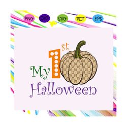 my 1st halloween ,halloween svg, halloween gift, halloween shirt, happy halloween day, halloween svg file, halloween par
