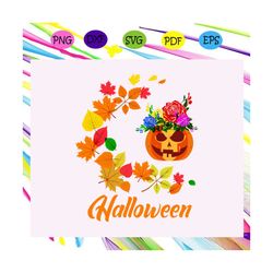 flower svg, halloween svg, halloween png, pumpkin svg, halloween shirt, happy halloween day, halloween svg file, hallowe