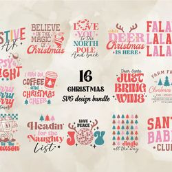 16 Christmas Svg Design Bundle, Christian Christmas Svg, Christmas Design, Christmas Shirt, Christmas 83