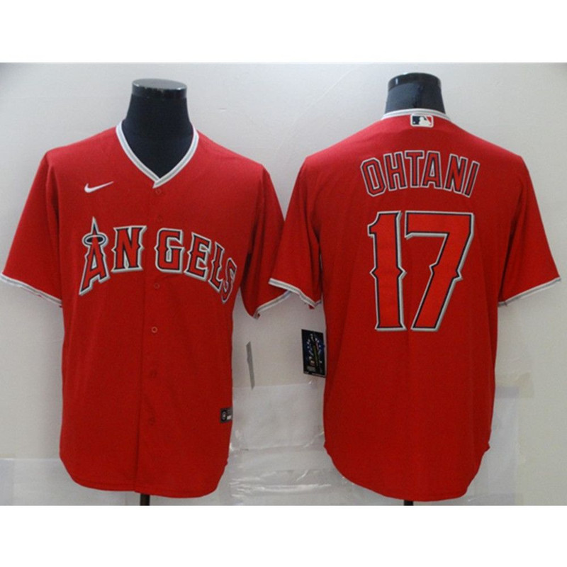 Los Angeles Angels Shohei Ohtani Red Jersey.jpg