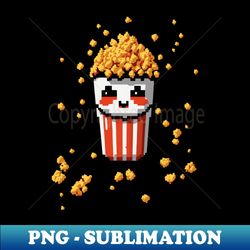 Pixel Popcorn - Artistic Sublimation Digital File - Stunning Sublimation Graphics