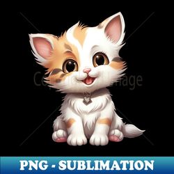 Baby Cat - Retro PNG Sublimation Digital Download - Unleash Your Creativity