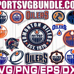 bundle 15 files edmonton oilers hockey team svg, edmonton oilers svg, nhl svg, nhl svg, png, dxf, eps, instant download