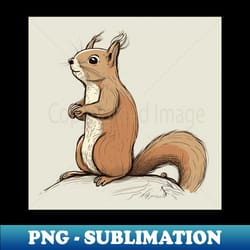 siberian red squirrel - exclusive png sublimation download - perfect for creative projects