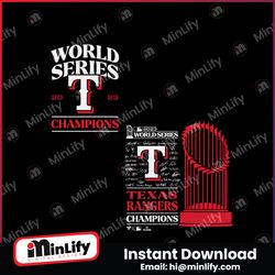texas rangers world series champions signature roster svg