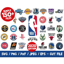 nba logo 100 files bundle, nba svg, nba teams svg, nba png, nba basketball, vector, vinyl, eps, png, cricut, silhouette,