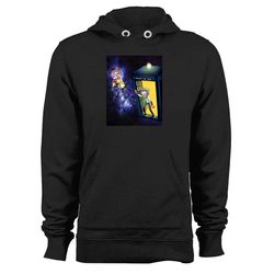 rick and morty and doctor who funisex hoodie