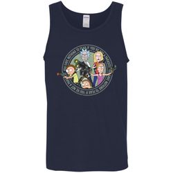 rick and morty and the smith family men tank top