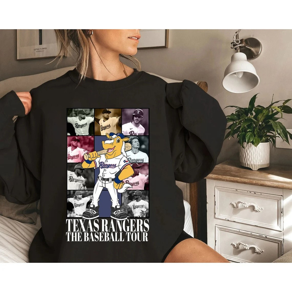 Texas Team Rangers 2023 West Division Baseball Champs T-shirt, MLB 2023 World Series Shirt Long sleeve Sweatshirt Hoodie