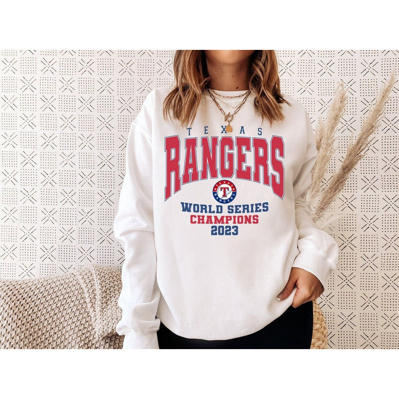 Texas Rangers World Series Champions 2023 T-shirt, MLB 2023 Champion World Series Shirt Long sleeve Sweatshirt Hoodie