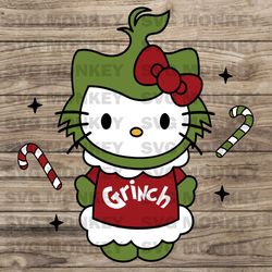IFunny Hello Kitty Grinch Vibe SVG Graphic Design File SVG EPS DXF PNG