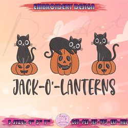 pumpkin Сat embroidery design, cat in pumpkin embroidery, halloween embroidery design, machine embroidery designs, instant downoad