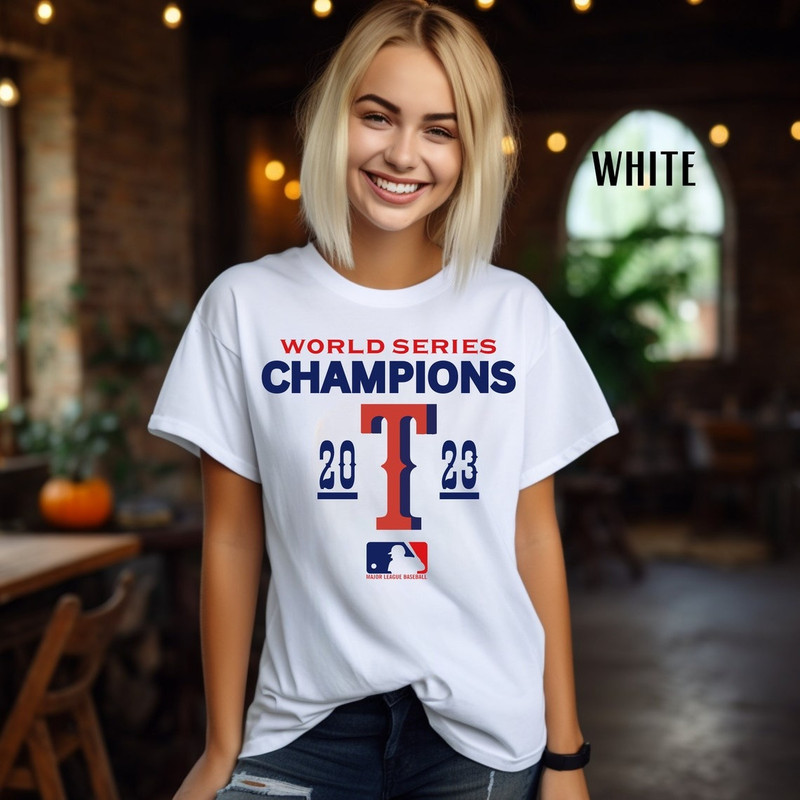 Texas Rangers World Series Champions 2023 T-shirt, MLB 2023 Champion World Series Shirt Long sleeve Sweatshirt Hoodie