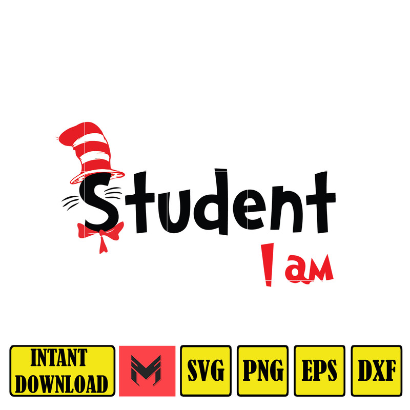 Dr Seuss Svg Layered Item, Dr. Seuss Quotes Cat In The Hat Svg Clipart, Cricut, Digital Vector Cut File, Cat And The Hat (138).jpg