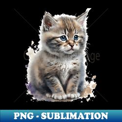 Cute Baby Cat Girly Lovely - High-Resolution PNG Sublimation File - Boost Your Success with this Inspirational PNG Download