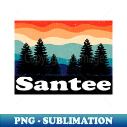 santee south carolina retro - premium png sublimation file - instantly transform your sublimation projects