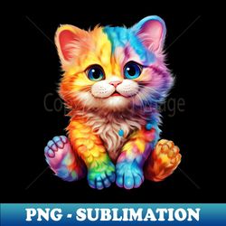 Rainbow Baby Cat - Exclusive Sublimation Digital File - Instantly Transform Your Sublimation Projects
