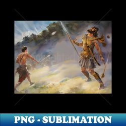 David Versus Goliath - Professional Sublimation Digital Download - Instantly Transform Your Sublimation Projects