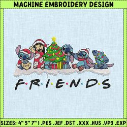 christmas embroidery design, friend embroidery designs, cartoon embroidery designs, christmas 2022 embroidery designs