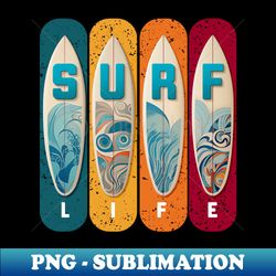 Surf Life - Sublimation-Ready PNG File - Perfect for Personalization