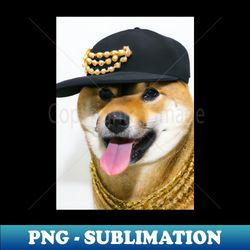 cool dog with cap - vintage sublimation png download - unlock vibrant sublimation designs