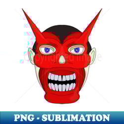 hannya japanese noh theater - instant png sublimation download - instantly transform your sublimation projects