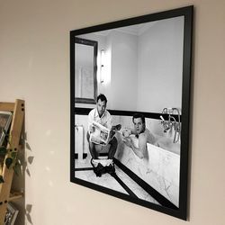 Ewan Mcgregor, Jude Law In The Bathroom Poster, Funny Bathroom, Bnw Print,noframed, Gift.jpg