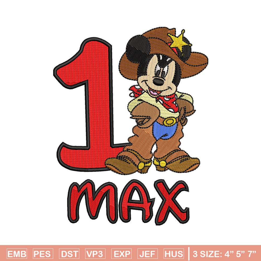 1 Max Mickey Mouse embroidery design, Mickey embroidery, logo design, Logo shirt, disney embroidery, Digital download.jpg